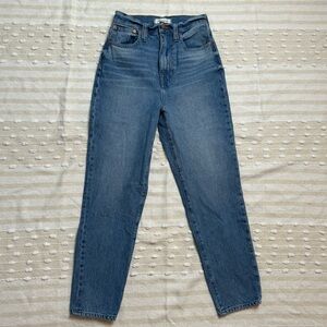 Madewell the momjean blue jeans size 26